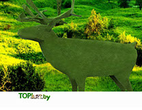 ТОПИАРИ ОЛЕНЬ фигурки для сада купить, фигурки для сада купить недорого, фигуры для сада купить, фигуры садовые, садовая скульптура купить, садо