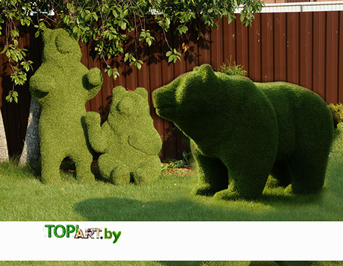 вечнозеленая скульптура, самшит, садовые фигуры купить, топиарные скульптуры купить, каркасное топиари